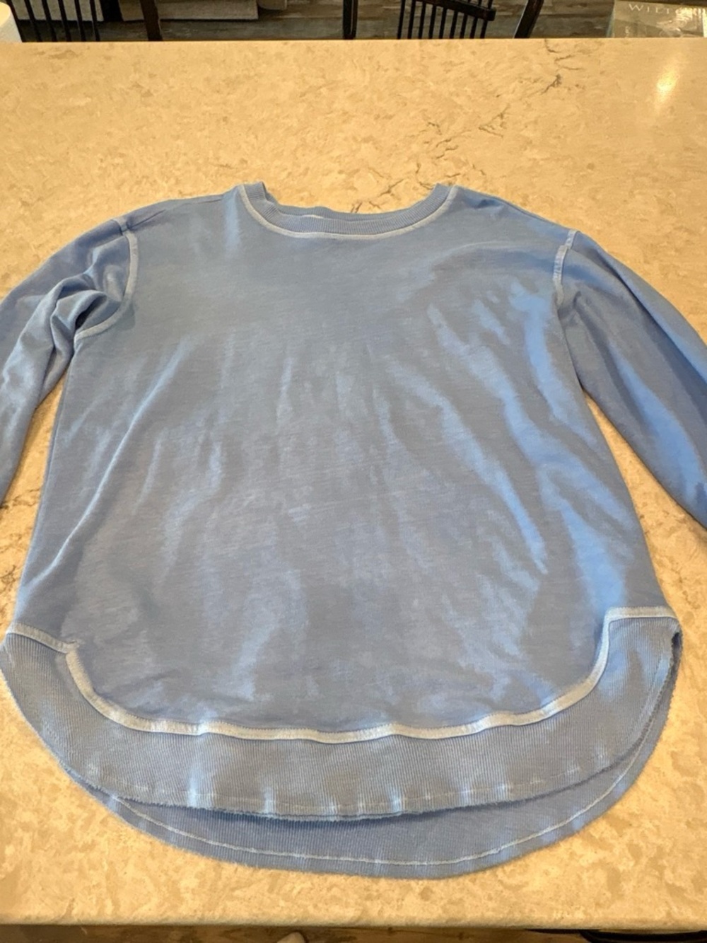 Maurices Pale Blue Crewneck Knit Top